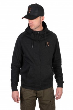 BLUZA COLLECTION LW HOODY BLACK ORANGE r XXXL FOX