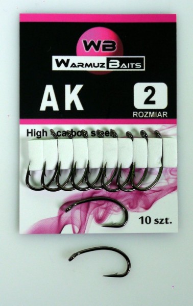 HACZYKI AK FEEDER rozmiar 8 WARMUZ BAITS