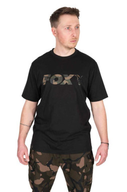 KOSZULKA BLACK/CAMO LOGO T-SHIRT rozmiar L FOX