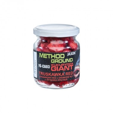 KUKURYDZA GIANT METHOD 125g TRUSKAWKA CZERWONA