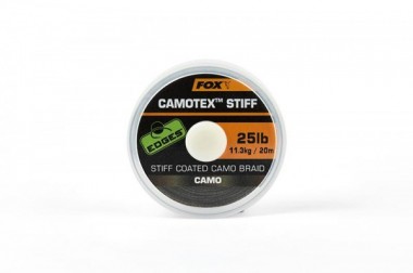 PLECIONKA W OTULINIE CAMOTEX STIFF CAMO 20lb20mFOX