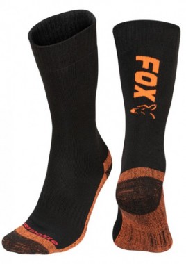 SKARPETKI COLLECTION BLACK ORANGE SOCKS 40-43 FOX