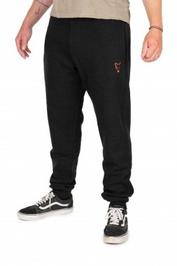 SPODNIE COLLECTION JOGGERS BLACK ORANGE roz M FOX