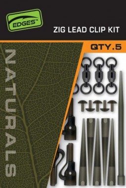 ZESTAW NATURALS ZIG LEAD CLIP KIT 5 sztuk FOX