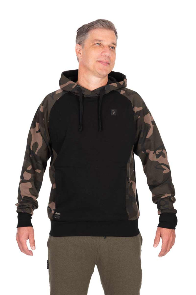 BLUZA FOX PREMIUM 310 HOODIE BLACK/CAMO rozmiar L