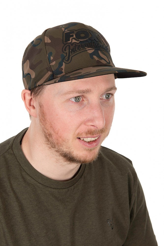 CZAPKA CAMO FLAT PEAK SNAPBACK CAP FOX