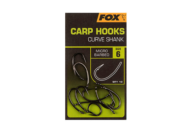 HACZYKI CURVE SHANK 10 sztuk rozmiar 4 FOX
