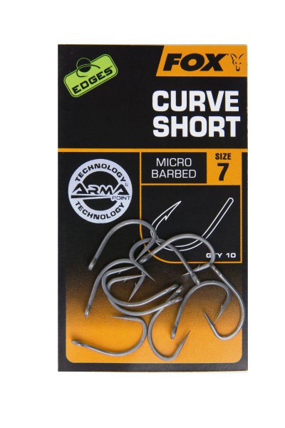 HACZYKI EDGES CURVE SHANK SHORT roz 2 FOX HAK HAKI