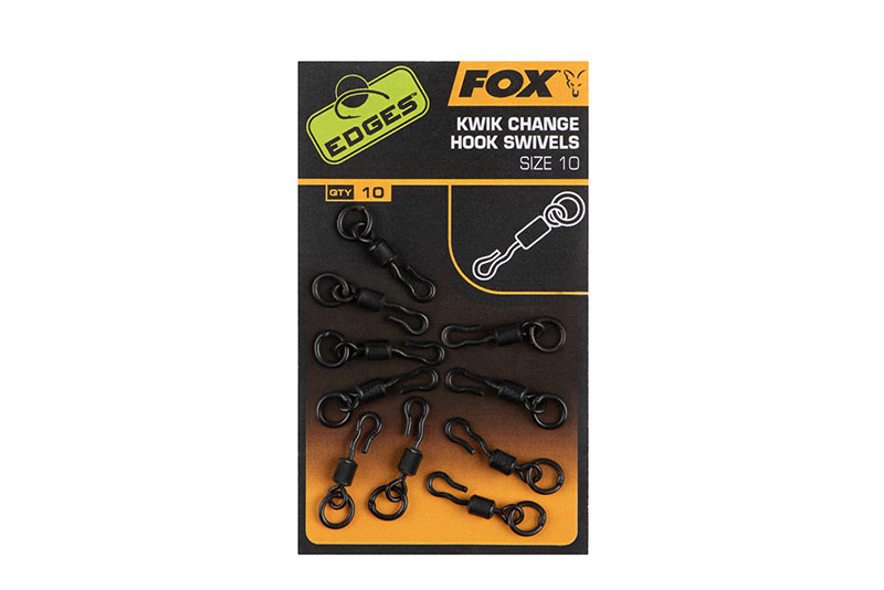 KRĘTLIK NA HAK KWIK CHANGE HOOK SWIVELS roz 10 FOX