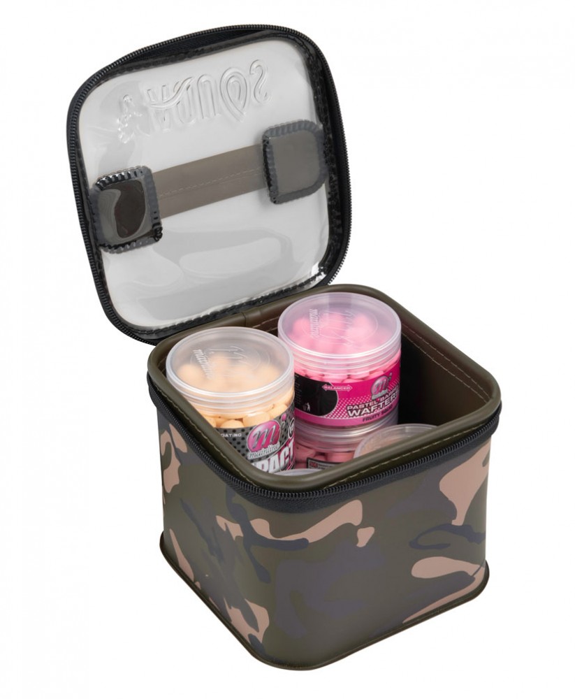 KUFEREK NA PRZYNĘTY AQUOS CAMO BAIT STORAGE M+ FOX