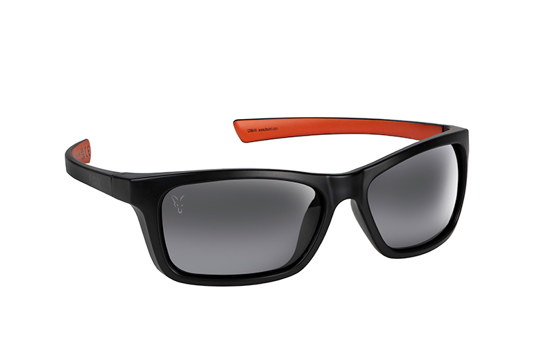 OKULARY COLLECT WRAPS BLACK ORANGE SZKŁA SZARE FOX
