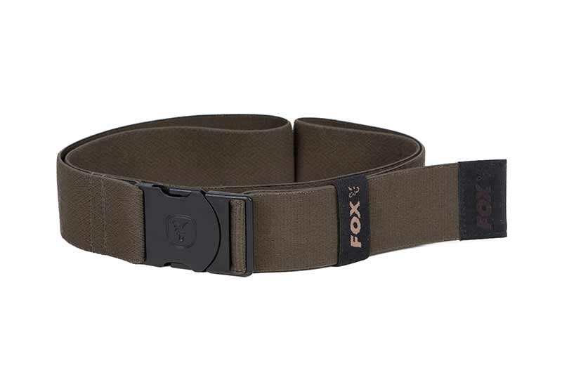PASEK ELASTICATED KHAKI BELT XL FOX