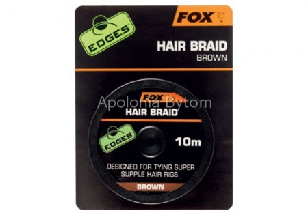 PLECIONKA NA WŁOS EDGES HAIR BRAID FOX 10m BROWN