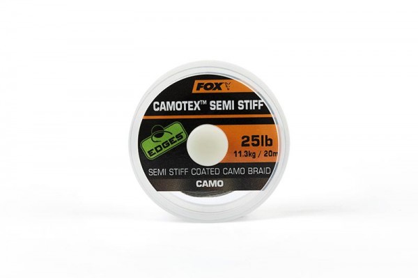 PLECIONKA W OTULINIE SEMI STIFF CAMO 25lb 20m FOX