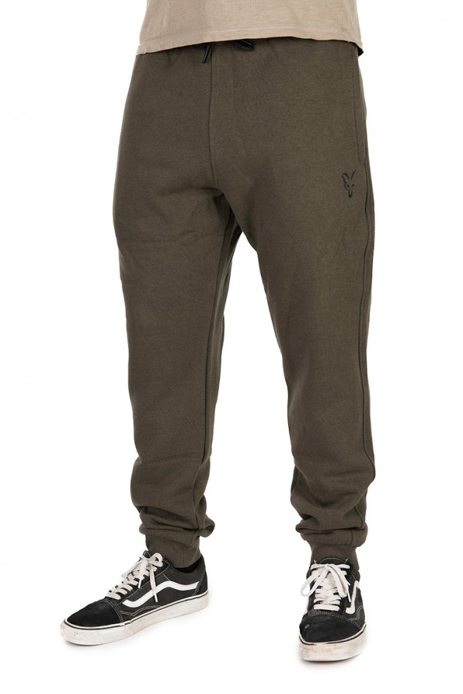 SPODNIE COLLECTION JOGGERS GREEN BLACK roz S FOX