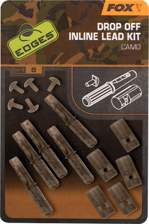 ZESTAW CAMO INLINE LEAD DROP OFF KITS 5 sztuk FOX